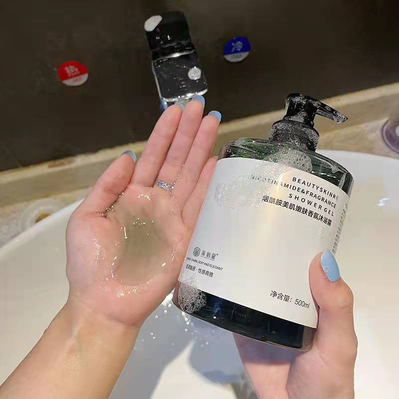 Internet Celebrity Hot-Selling Niacinamide Smooth Hair Conditioner Oil Control Anti-Dandruff Shampoo Body Wash Set Long-Lasting Fragrance Hair Care