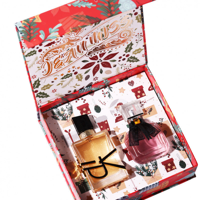 Flower Story Gift Box Women's Perfume Four-piece Set Perfume Wholesale Long-lasting Light Fragrance Recommended Black Coffee Perfume Women