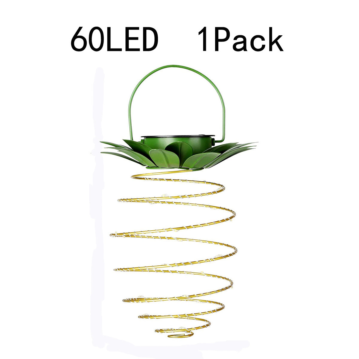 Cross-border hot Solar Light Pineapple Iron Lantern led Copper Wire Light String Outdoor Waterproof Garden Decoration Hanging Lamp