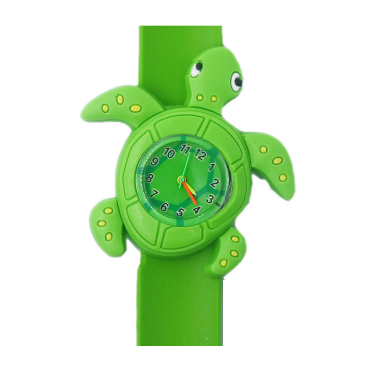 Children's Watch Cartoon Pat Watch Kindergarten Elementary School Silicone Toy Pat Circle Anime Peppa Pig Electronic Watch