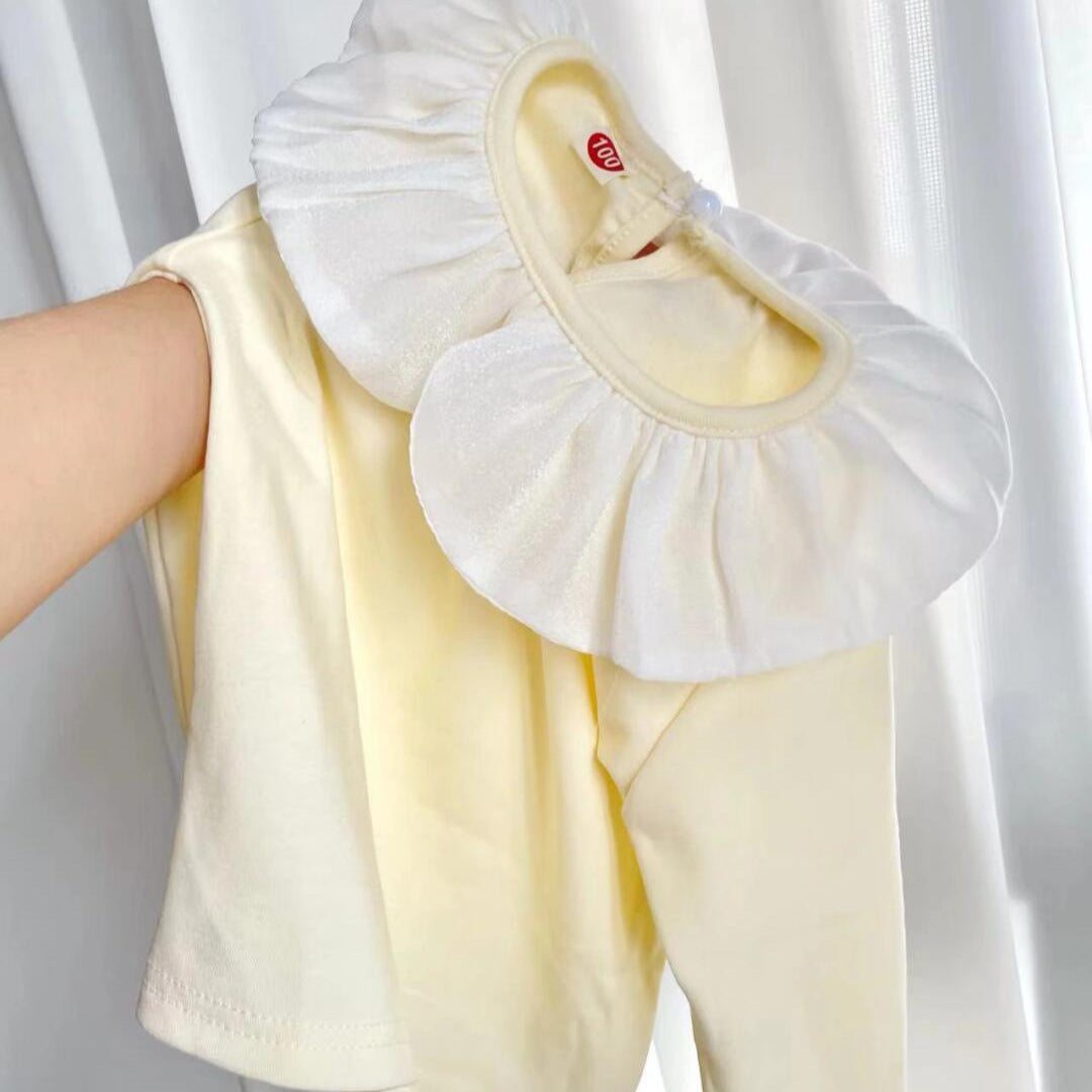 Color pencil Disha2025Spring New Korean Style Girls' Clothing T T-shirt Children's Clothing Manufacturer Direct Live Streaming Wholesale