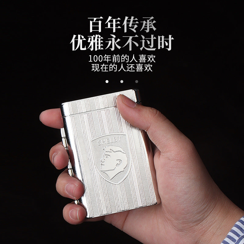 MG New Model Harland Cigarette Case Bloodbath Cigarettes Gangster Style Thick Cigarettes16Metal Side Three-Way Factory Direct Sale