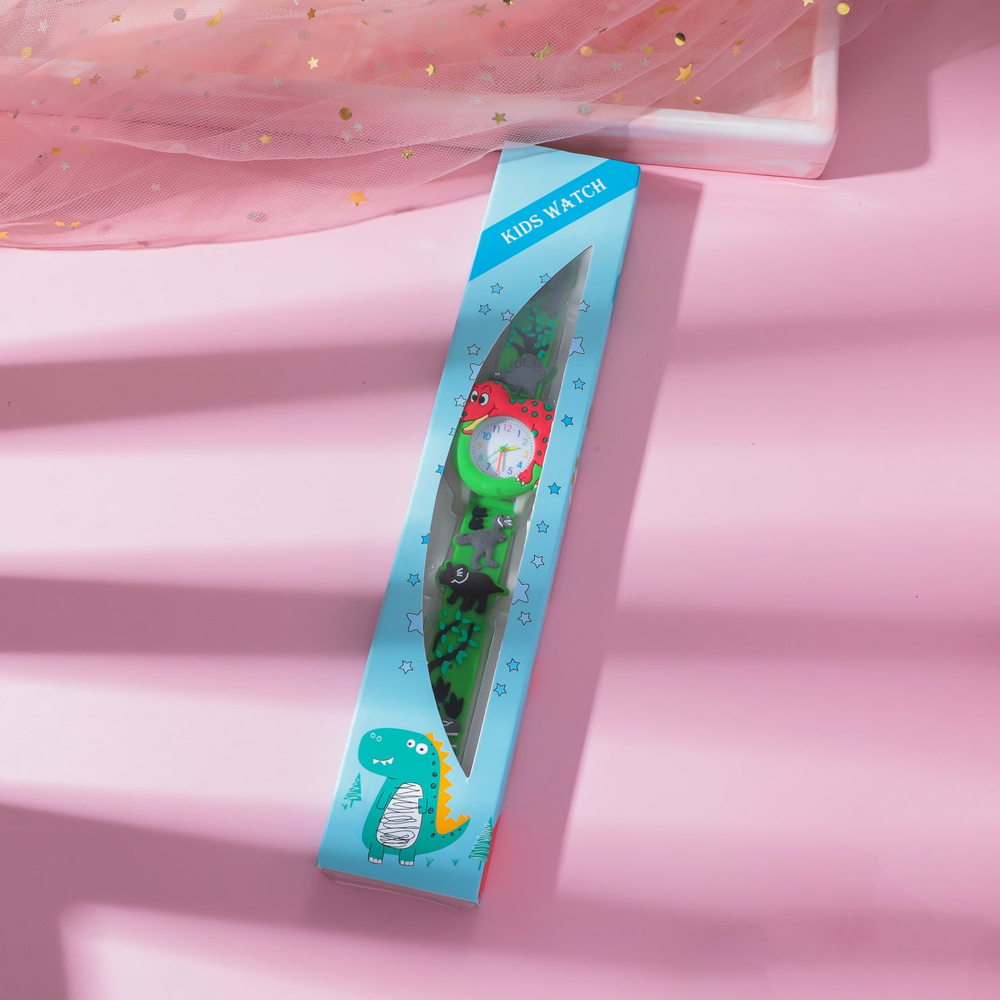 Watch Dinosaur Boys Girls Toddler Silicone Quartz
