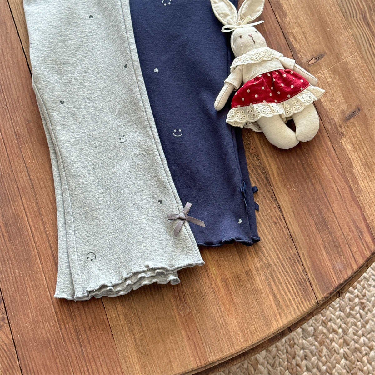 Sweet Little Sister Children's Pants Autumn New Style Girls' Casual Pants Baby Flared Pants Spring and Autumn Girls' Fashionable Leggings