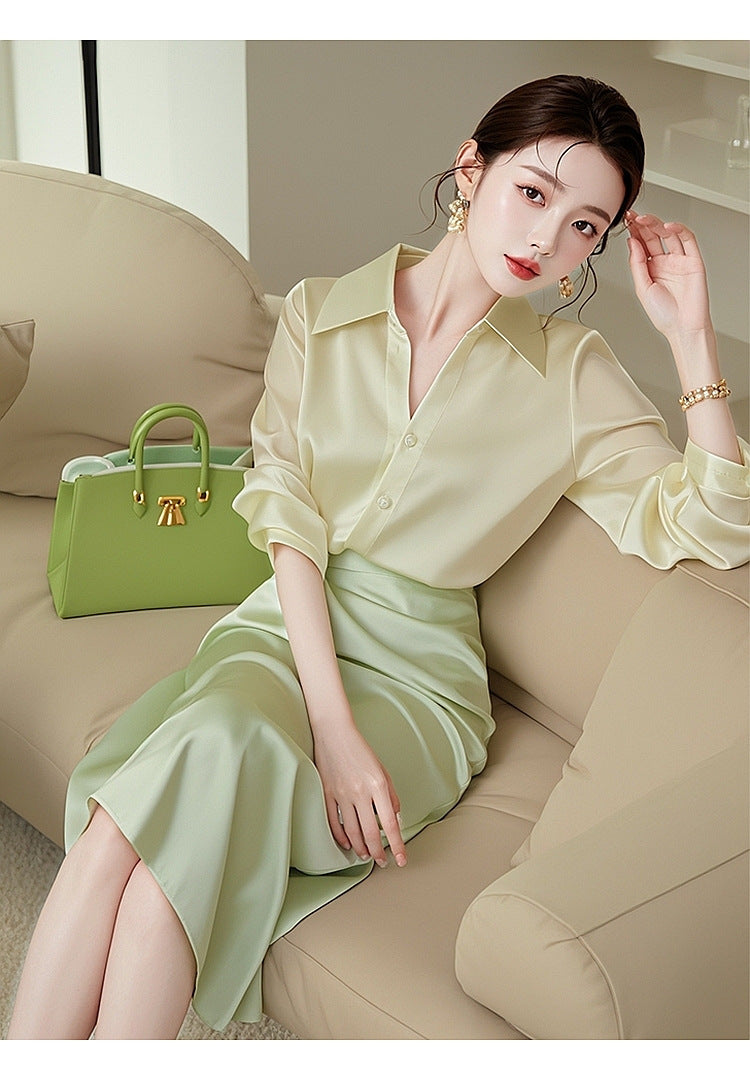 Early Autumn Matching Set Autumn Outfit Elegant Little Chanel Style2025New high-end fashion skirt set for women