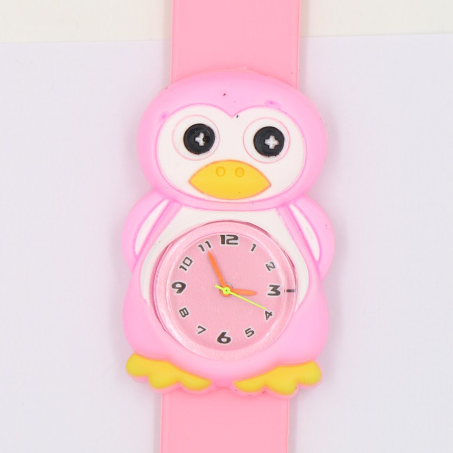 Children's Watch Cartoon Pat Watch Kindergarten Elementary School Silicone Toy Pat Circle Anime Peppa Pig Electronic Watch