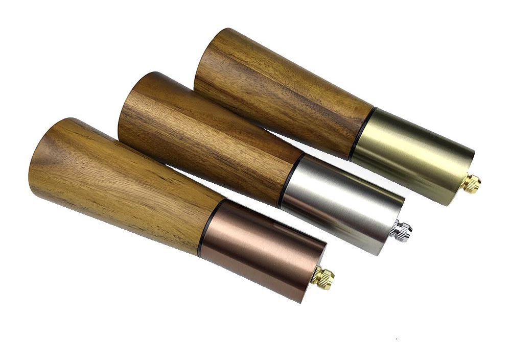 Acacia Wood Grinder Pepper Mill Manual Pepper Grinder Multi-use Seasoning Bottle Kitchen Tool