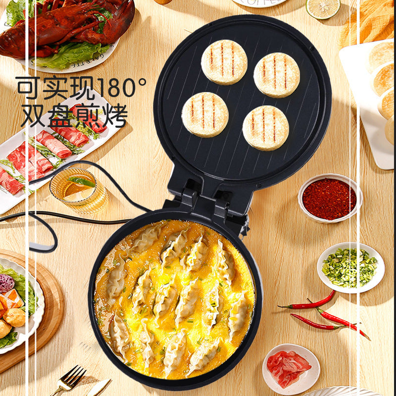 Wanlida Electric Griddle Automatic Power-off Non-stick Pancake Pan Deepened Large Electric Pan Multi-use Genuine Double-sided Household Product