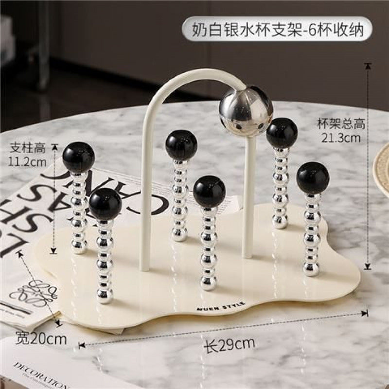New Cup Set for Home Living Room Tea Cups Cream Style Housewarming Cups High-End Feel