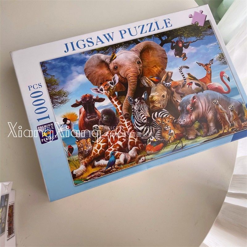 It is said that only20%People can put it together in one go And you? Times Square Puzzle1000Piece0.9kg