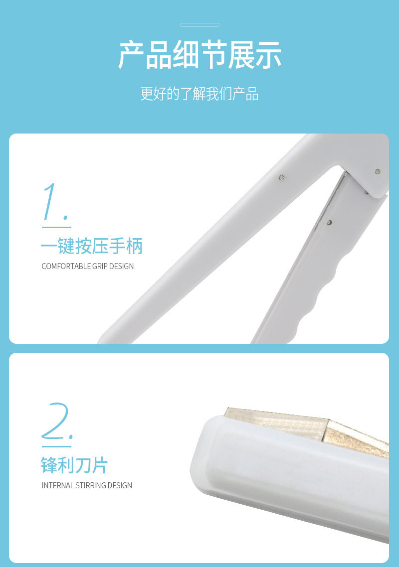 Handheld Egg Opener Egg Cracker Eggshell TV Egg Cutter Egg White Separator Kitchen Gadget