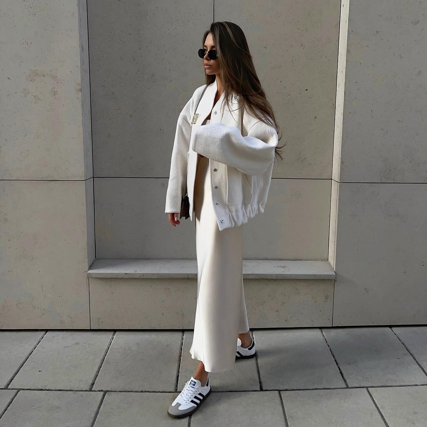 European and American Niche Style Women's Baseball Jacket2024New Style Elegant Casual ins Trendy European and American Style Hot Girl Fashion