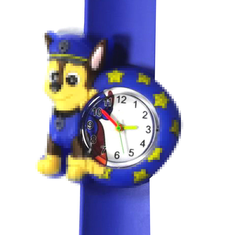 Children's Watch Cartoon Pat Watch Kindergarten Elementary School Silicone Toy Pat Circle Anime Peppa Pig Electronic Watch