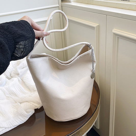 Women's Commuter Tote Bag Versatile2024New Fashion Large Capacity Bucket Crossbody Bag High-end Single Shoulder Underarm Bag