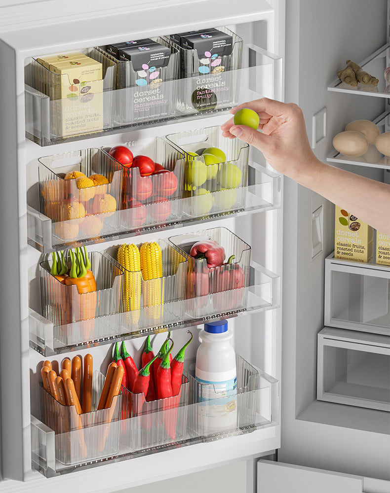 Refrigerator Side Door Storage Box Kitchen Storage Box Packing Organizer Box Food Grade Ginger Garlic Sundries Storage Storage Box