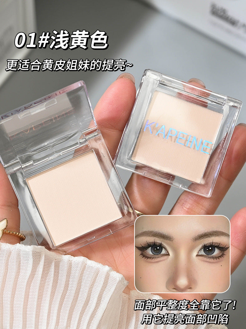 Capel Single Color Matte Eyeshadow Face Contour Highlighter Tear Trough Concealer Beginner Student Eyeshadow Palette