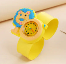 Children's Cute Fashion Snap Watch for Boys and Girls Quartz Watch Childlike Chronograph Large Dial