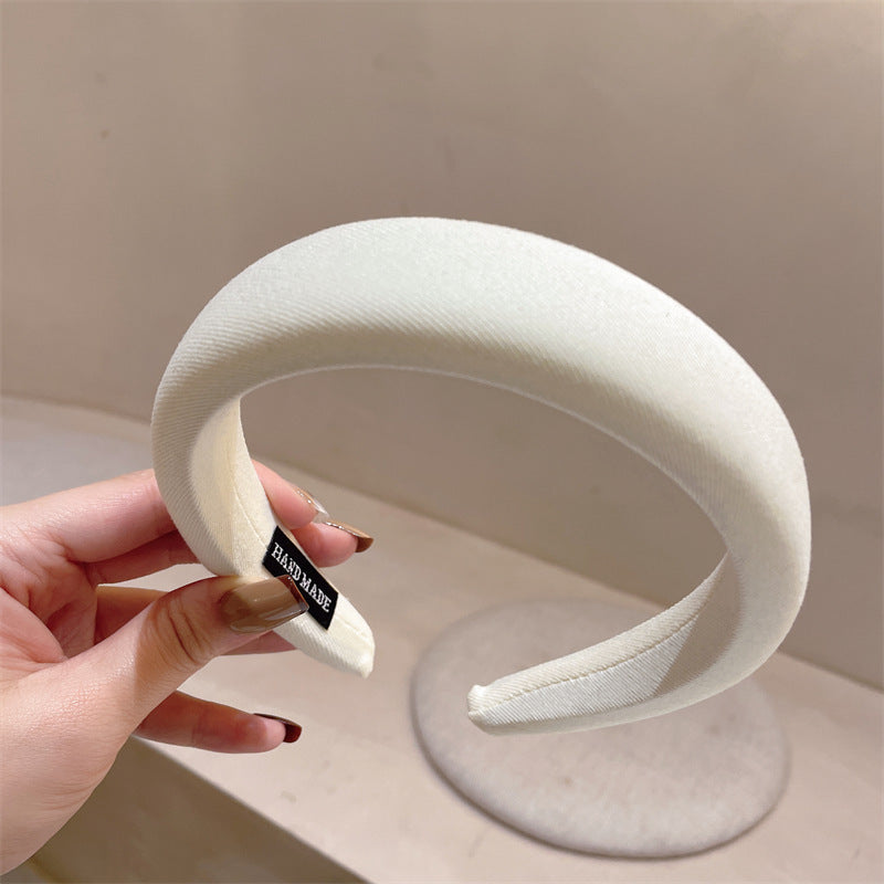 Super Fairy Sweet Cream Headband Internet Celebrity High Crown Face Washing Headband Fashionable Versatile Light Luxury Elegant Hair Accessories Wholesale