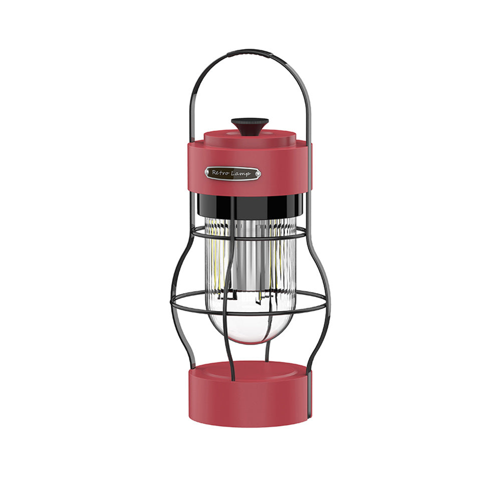 New Outdoor Camping Lantern Camping Light Camping Atmosphere Light Rechargeable Lighting Portable Retro Lantern Tent Camp Light