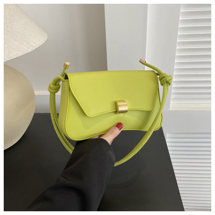 Trendy Women's Shoulder Crossbody Bag Small Square Bag2024Spring new style simple retro hand-held underarm bag