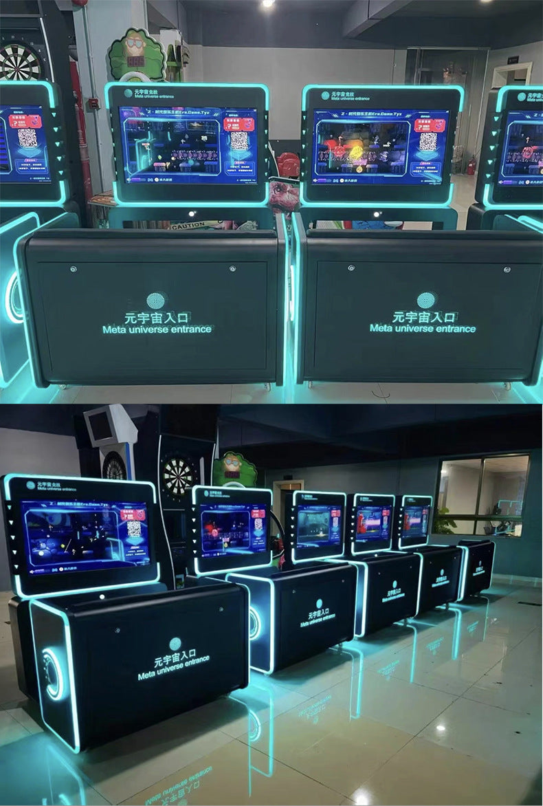 Metaverse Shared Arcade Commercial Internet Celebrity Game Machine Coin-Operated QR Code Arcade Game Equipment Cross-Border English Version