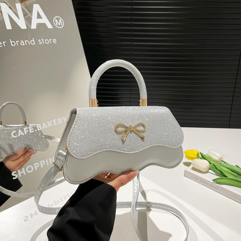 Fashion Trend Casual Simple Texture Baguette Bag2025Summer new style women's personalized shoulder crossbody bag