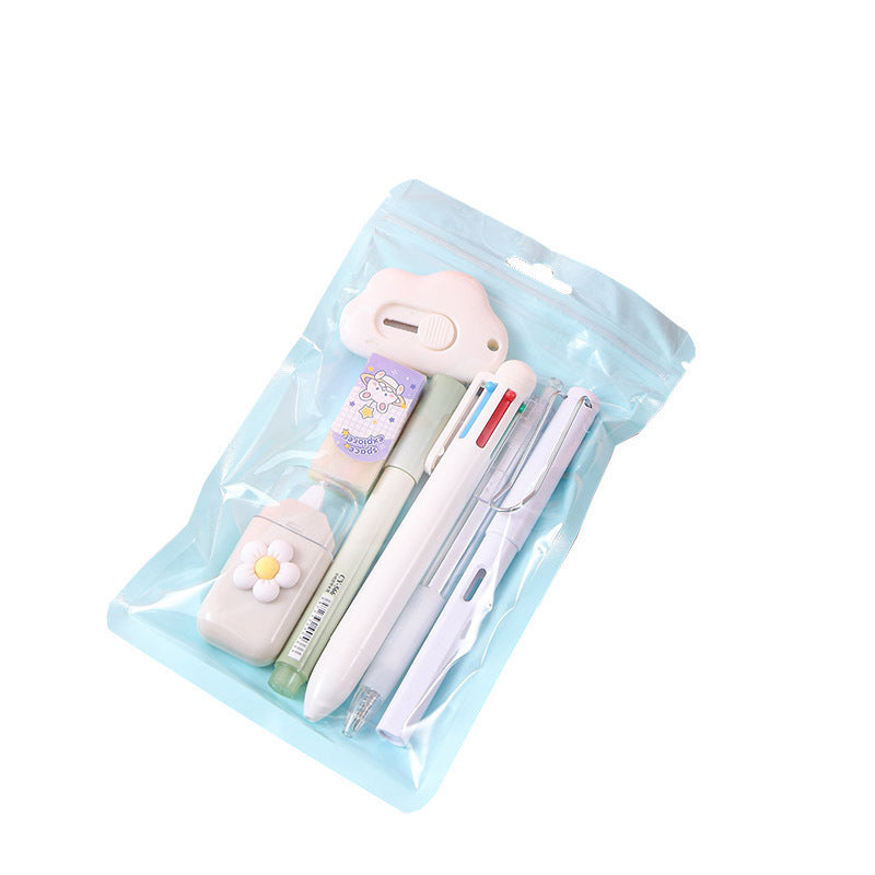 Back-to-School Season High-Value Stationery Set Cute Creative7Set of student class rewards study stationery gifts http://detail.1688.com/offer/905136369917.html