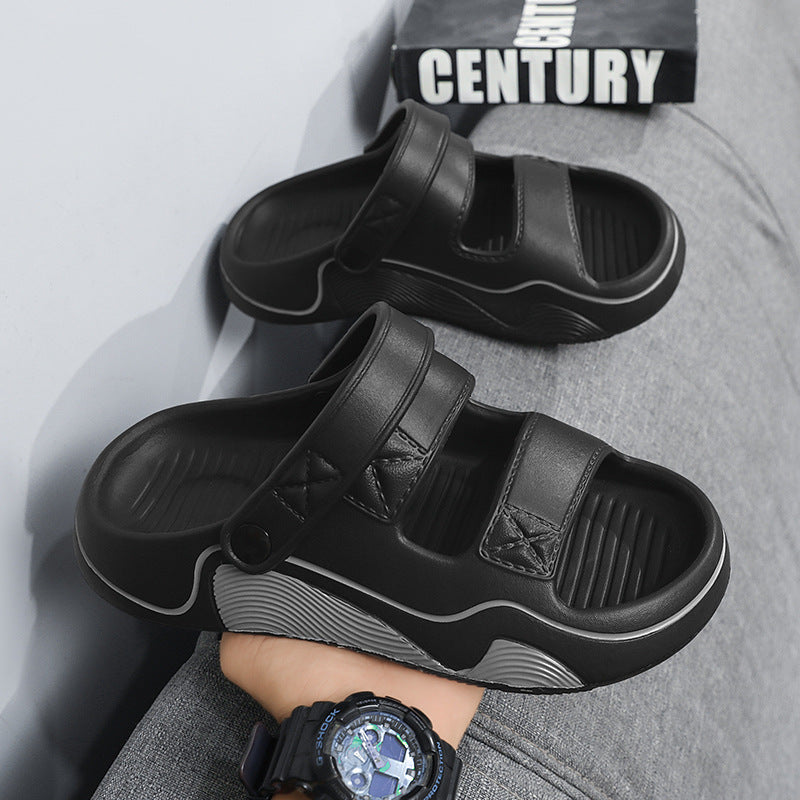 Fishing Slippers Summer New Style Outdoor Non-Slip Large Size Sports Sandals Men's Dual-Use Driving Massage Beach Sandals