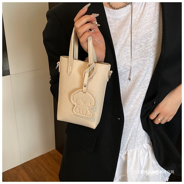 Women's Bag Single Shoulder Crossbody Bag Versatile Handbag New Simple Style Basket Fashionable Spring2025Fashion