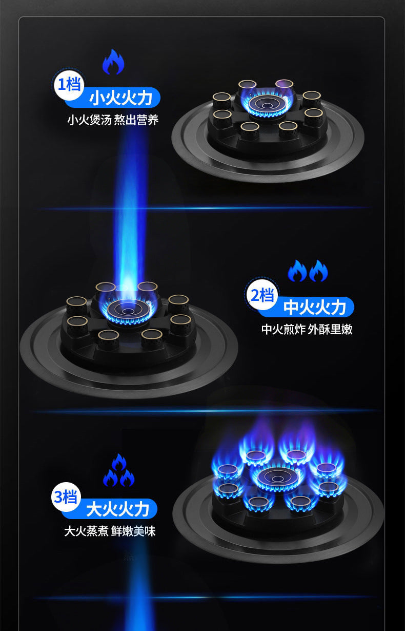 Coolpad Gas Stove Single Burner Household Built-in Liquefied Gas Gas Stove Tabletop Natural Gas High Power Stove