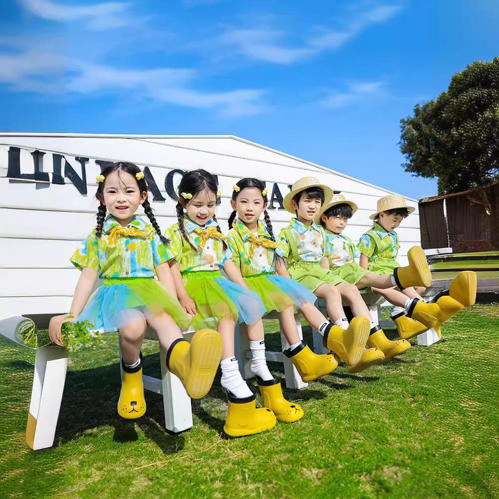 Children's Day Performance Costumes Kindergarten Uniforms Elementary School Choir Costumes Sports Meet Class Uniforms Short Skirt Sets Catwalk