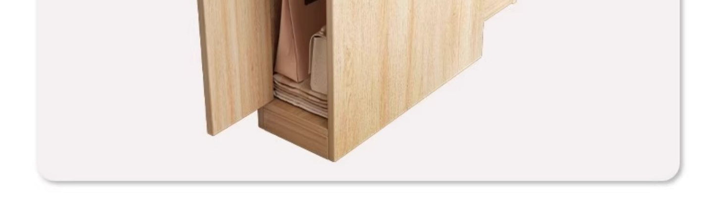 Narrow Bedside Cabinet Bed End Cabinet Wall-Mounted Long Storage Cabinet Shelf Simple Bedroom Gap Bedside Storage Narrow Cabinet