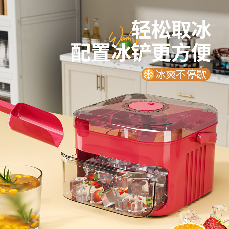 Home Easy Release Quick Freeze One-Click Press Ice Tray Ice Cube Mold Home Ice Box Storage Frozen Ice Cube Model