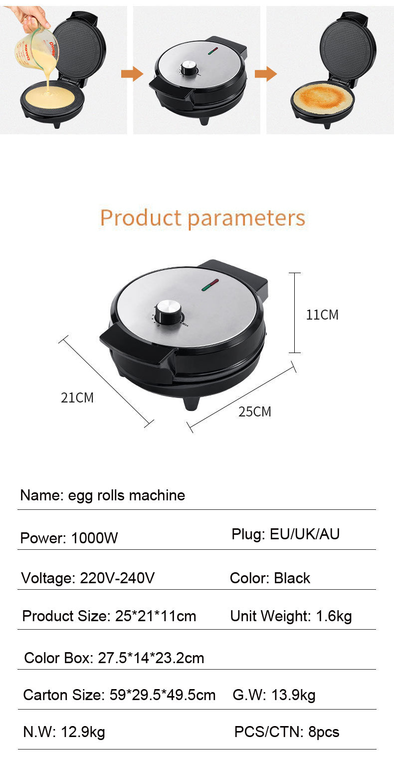 Cross-Border New Electric Griddle Cake Maker Frying and Baking Electric Griddle Wholesale Manufacturer