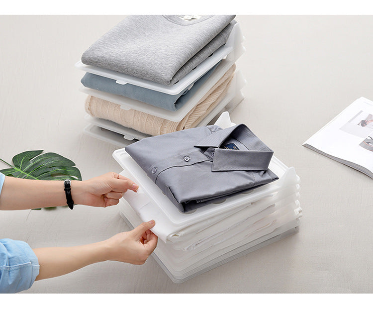 Factory Direct Clothing Folding Storage Board Rack Organizer Layered Shirt T Shirt Clothes Wardrobe Storage Layered Partition Board
