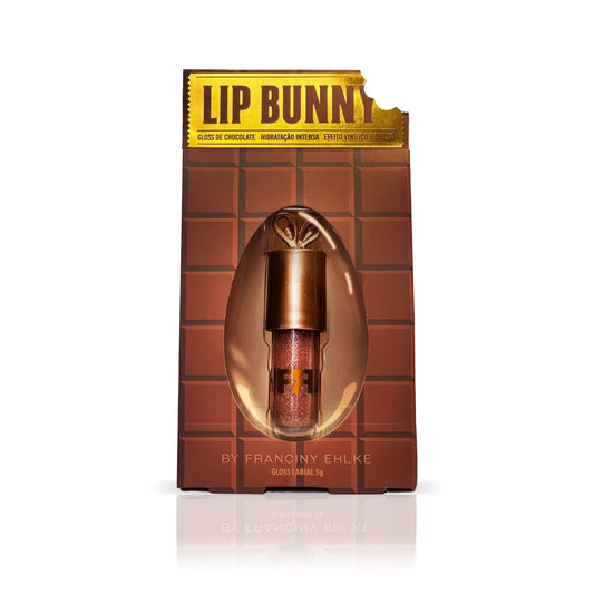 In Stock Brazilian Hot-Selling Little Bunny Black Tube Lip Gloss lipbunny Lip Gloss Lip Glaze Chocolate Color Cross-Border Makeup