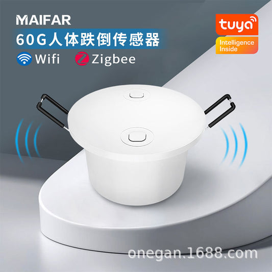 60G Elderly Anti-Fall Alarm Monitor Millimeter Wave Radar Presence Sensor Intelligent Induction Detector