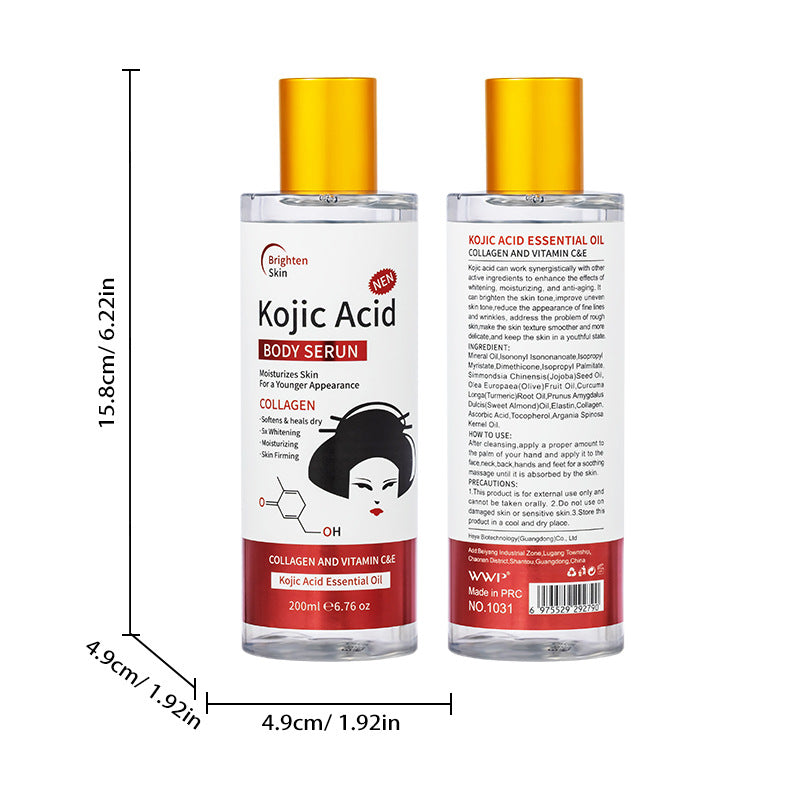 Foreign Trade Kojic Acid Series Full English Body Lotion Long-lasting Fragrance Facial Deep Hydration Moisturizing Cream Cross-border Skincare Products