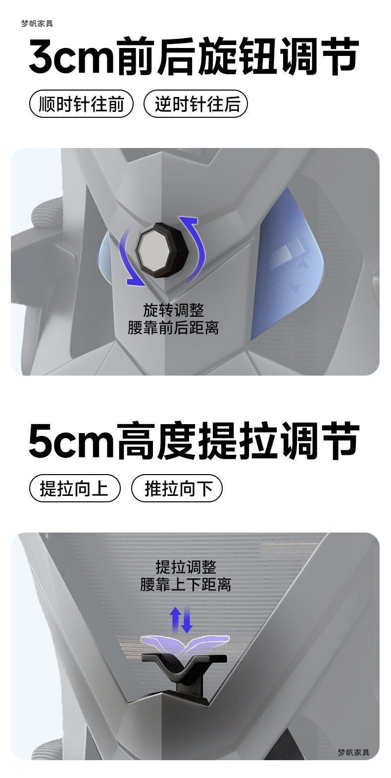 E-Sports Gaming Chair Computer Chair Reclining Nap Lift Swivel Footrest Office Chair Ergonomic Chair Comfortable for Long Sitting