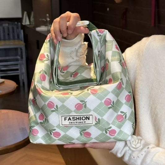 New Cartoon High-Value Aluminum Foil Insulated Student Lunch Bag Versatile Artistic Handheld Waterproof Office Worker Lunch Box