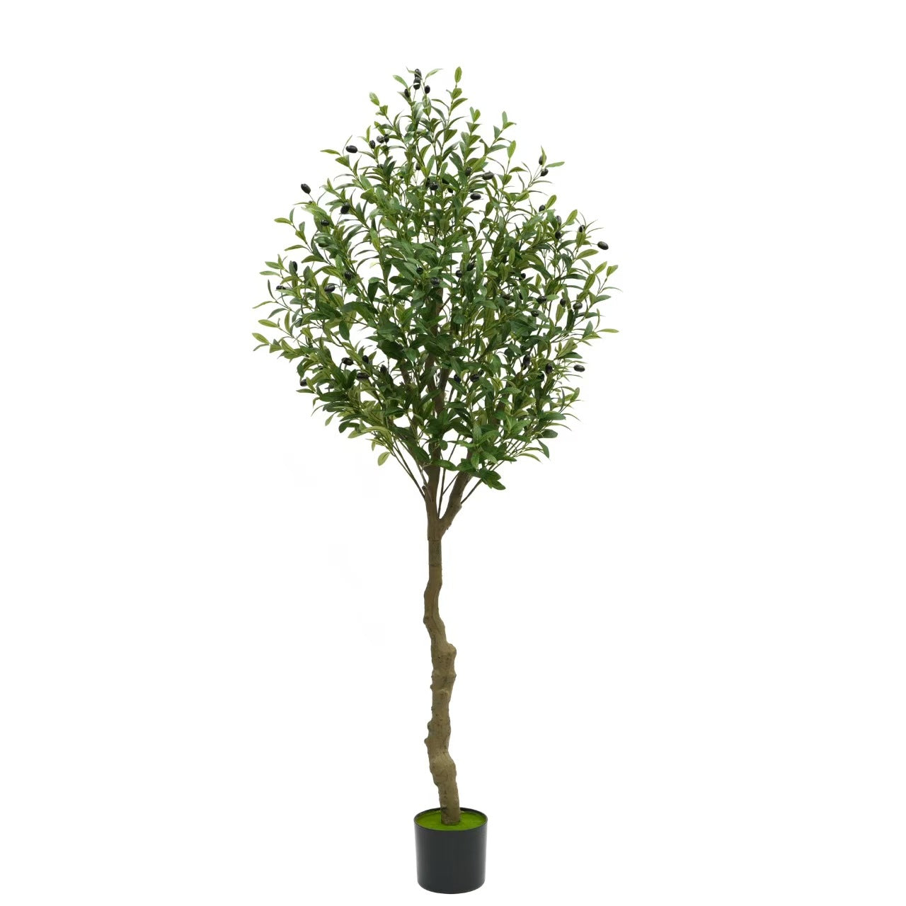 Artificial Plants Amazon Foreign Trade Wholesale Fake Tree Potted Artificial Olive Tree Indoor Large Green Plant Floor Ornament