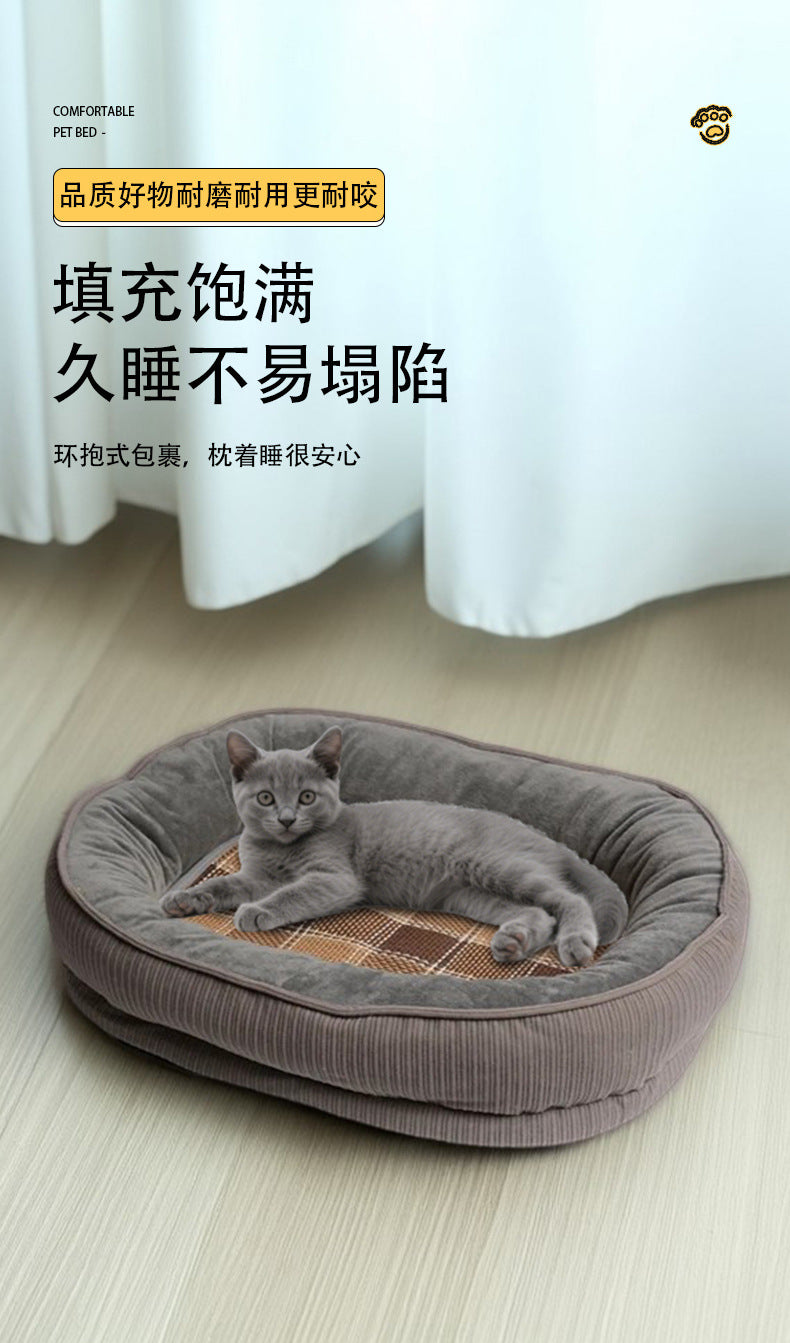 Manufacturer Wholesale Spring Summer Cooling Mat Summer Dog Bed Pet Nest All-Season Dog House Cat House Pet Supplies