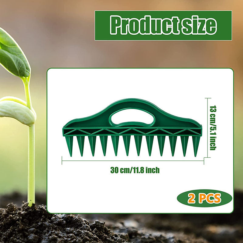 Seeding Hole Puncher Soil Quick Hole Puncher Gardening Seed Spacing Tool Vegetable Plant Seeding、Cuttings