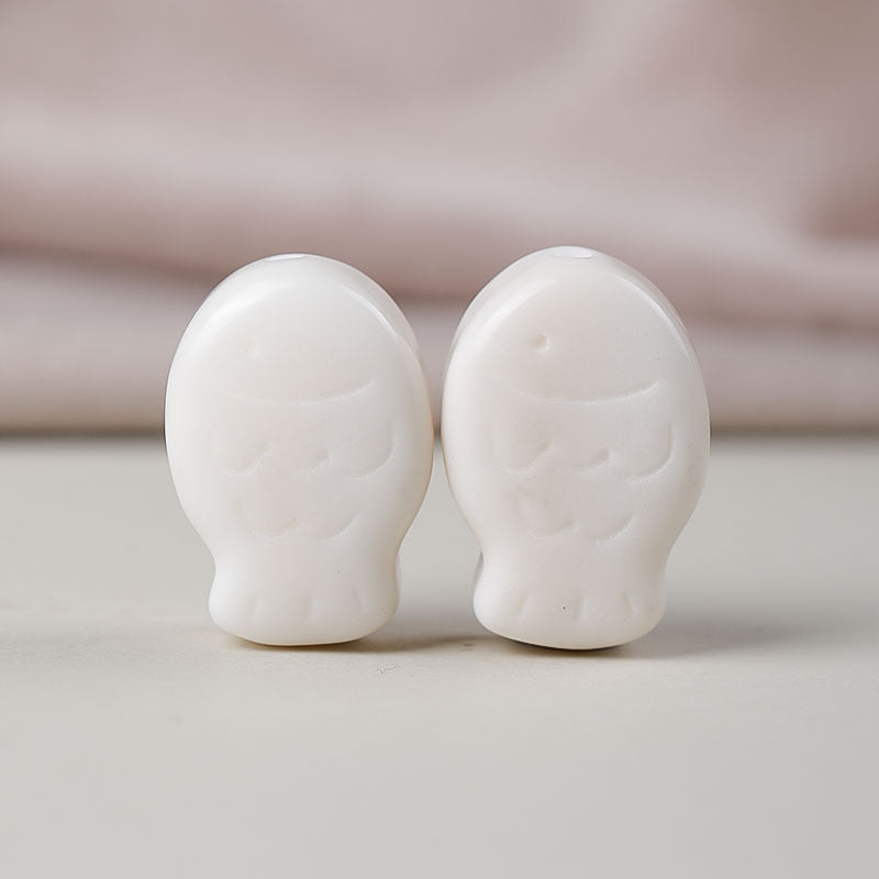 New Ivory Peach Heart Various Cartoon DIY Wholesale of Handicraft Bracelets, Necklaces, Bracelets, and Accessories