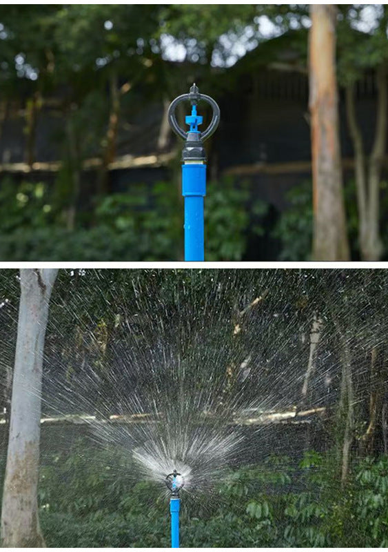 4Points6Automatic Rotating Butterfly Sprinkler for Irrigation, Agricultural Irrigation, Atomizing Water Cooling Sprinkler