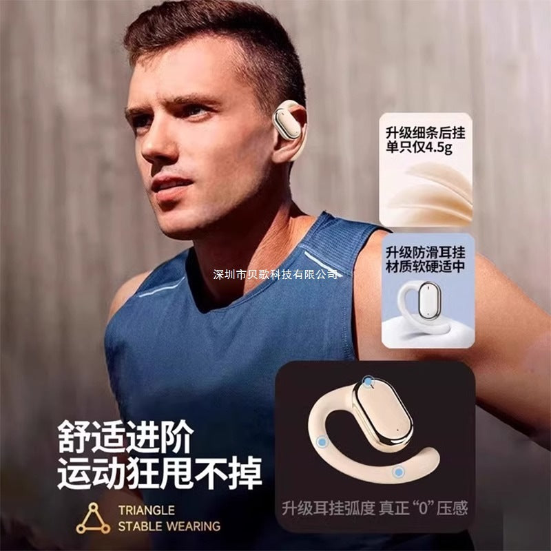 2025New bone conduction Bluetooth earphones wireless over-ear non-in-ear2024Official Genuine Brand Ultra-Long Battery Life