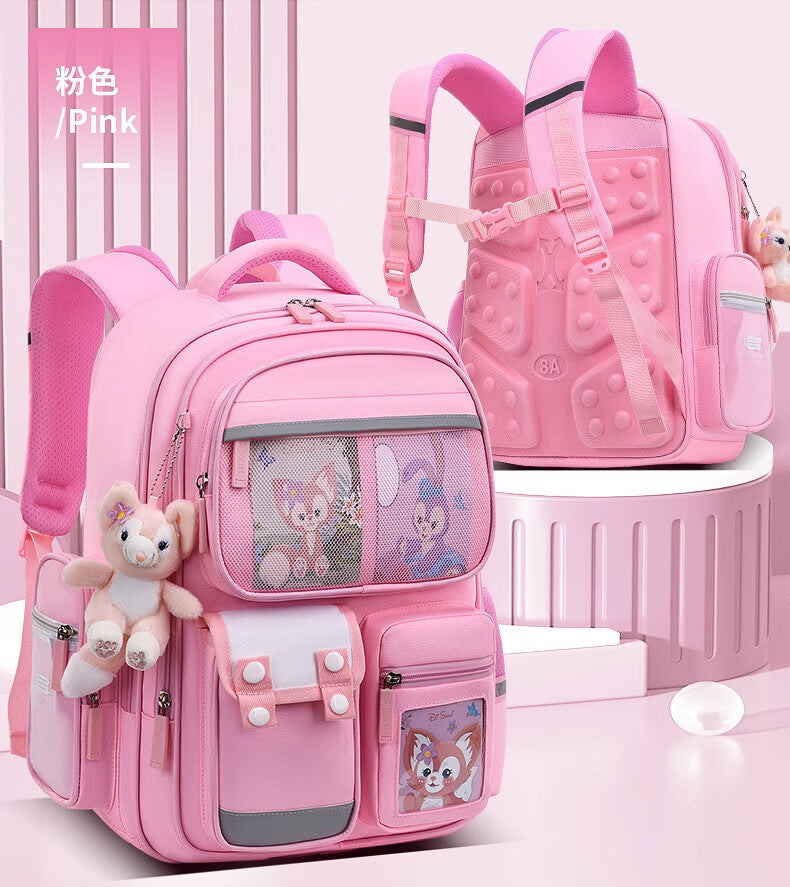Schoolbag Primary School Girl Large Capacity Dirty Resistant Children's Schoolbag6-12Men's Weight Loss1-6Elementary School Student Backpack http://detail.1688.com/offer/727797868983.html