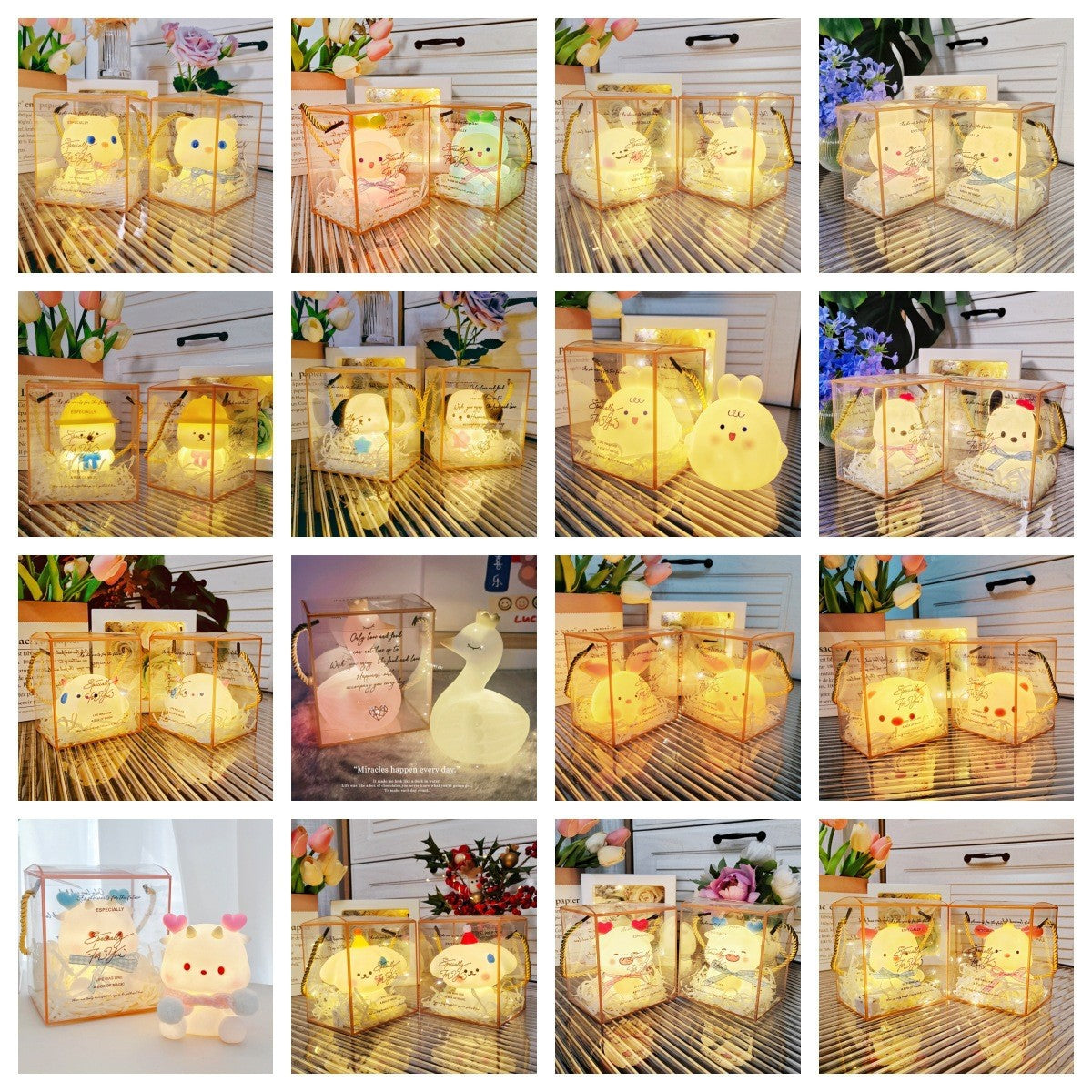 College Student Entrepreneurship Internet Celebrity Night Market Stall Small Goods Park Ring Toss Glowing Toys Street Stall Gifts Hot-Selling Gifts