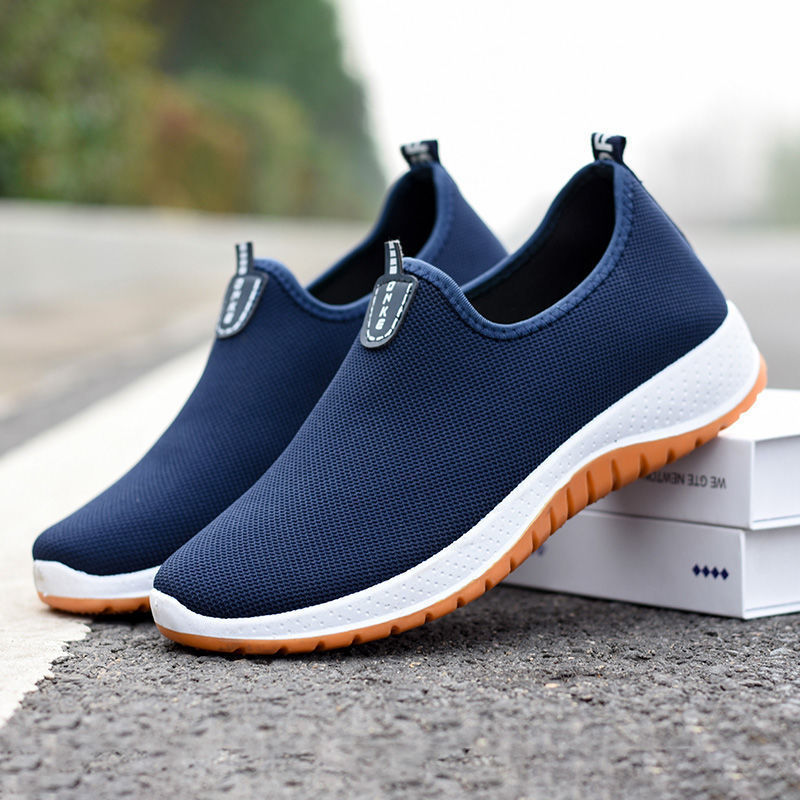 Men's Sneakers2024Spring New Trendy Casual Shoes Running Shoes Couple Shoes Mesh Flyknit Shoes Export