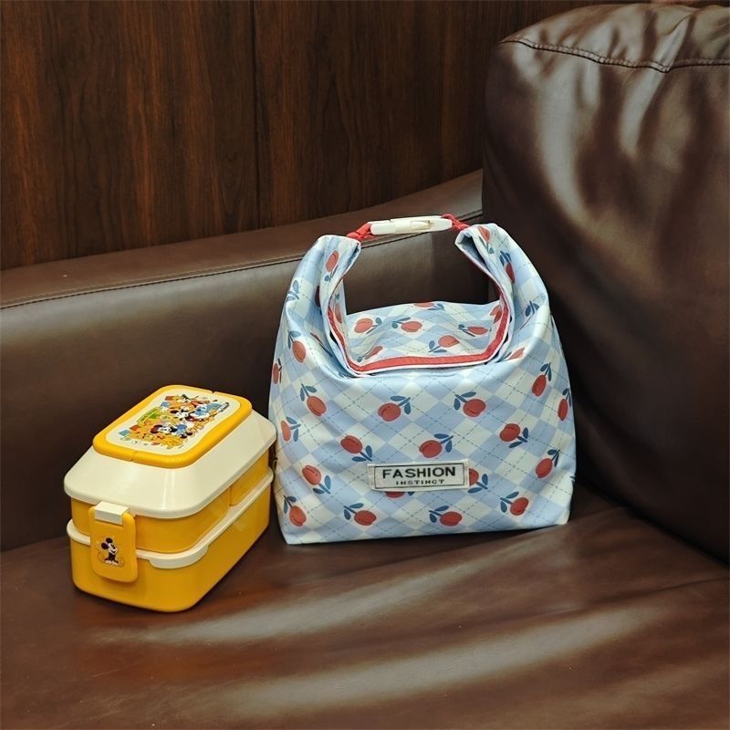 New Cartoon High-Value Aluminum Foil Insulated Student Lunch Bag Versatile Artistic Handheld Waterproof Office Worker Lunch Box